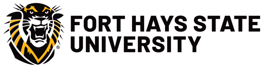 Logos for American College of Education and Fort Hays State University.