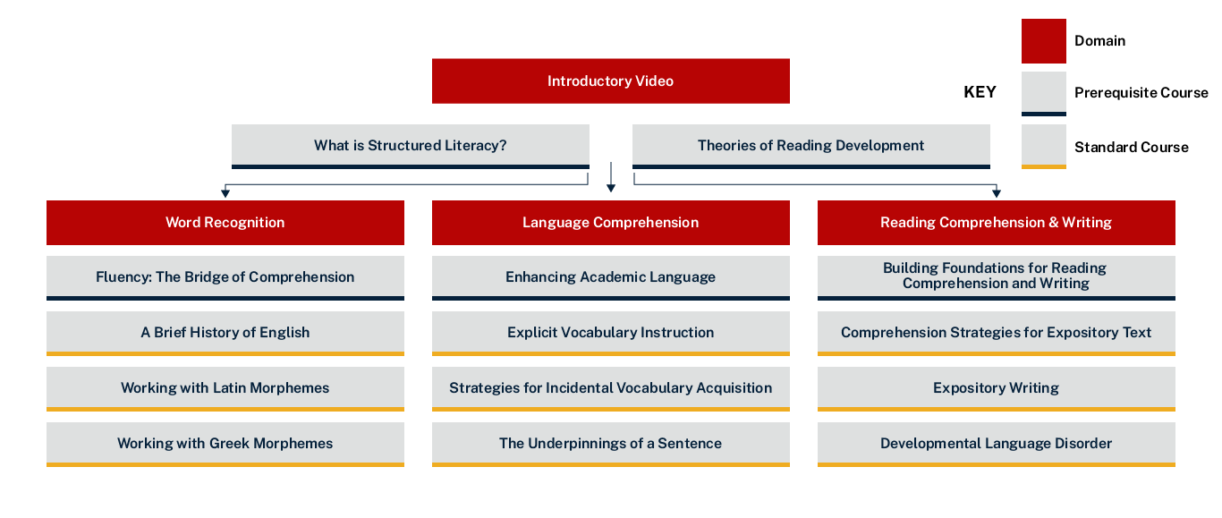 Image showing the structure of the combination 1 option with lexia aspire learners at american college of education.
